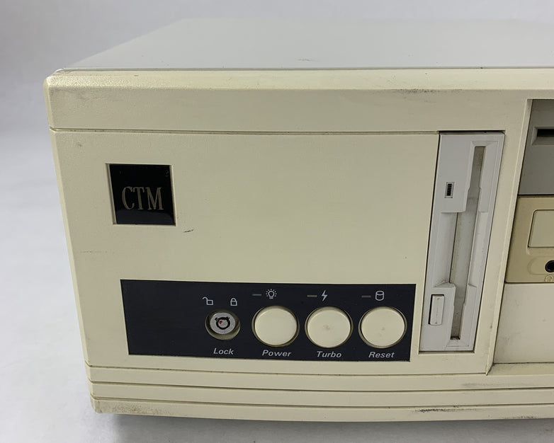 CTM Vintage Computer Desktop Barebones Case w/ Power Supply