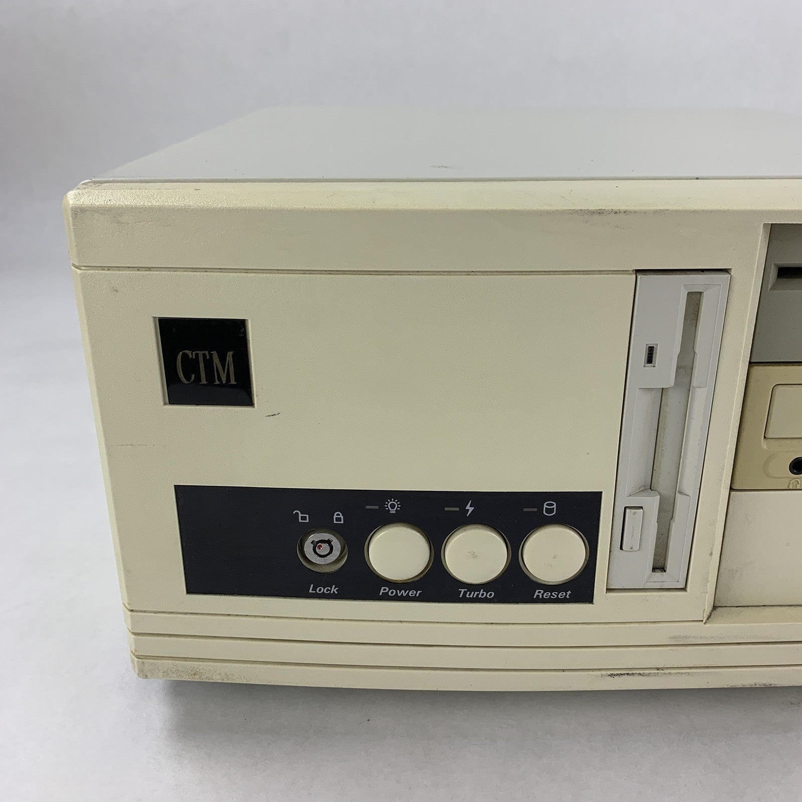 CTM Vintage Computer Desktop Barebones Case w/ Power Supply