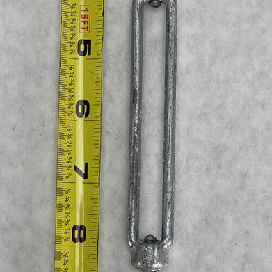 Galvanized Jaw and Jaw 3/8" Turnbuckle 8.5" to 12" (Lot of 4)