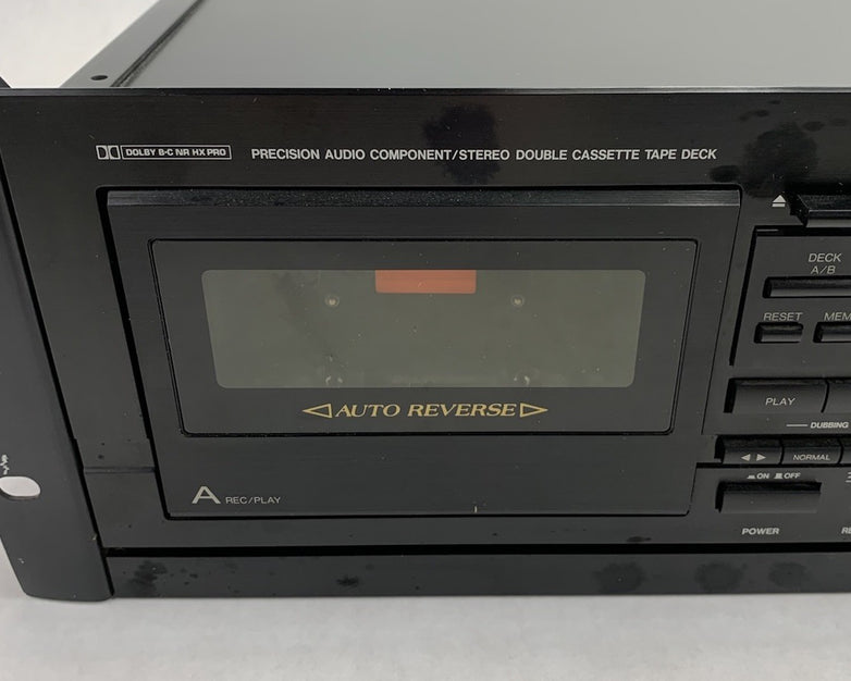 Denon DN-770R Stereo Double Casette Tape Deck - Parts or Repair