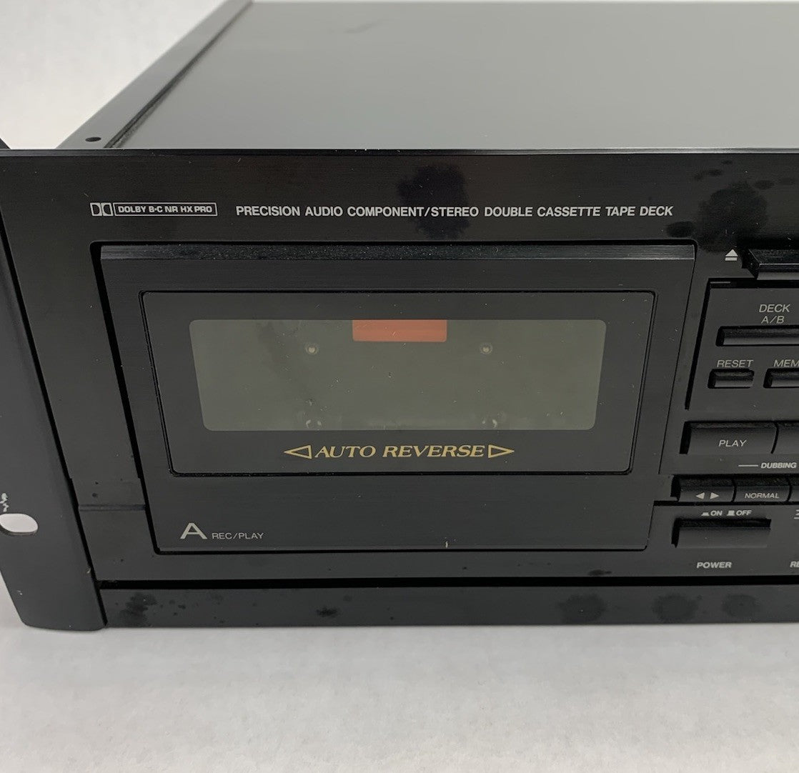 Denon DN-770R Stereo Double Casette Tape Deck - Parts or Repair2