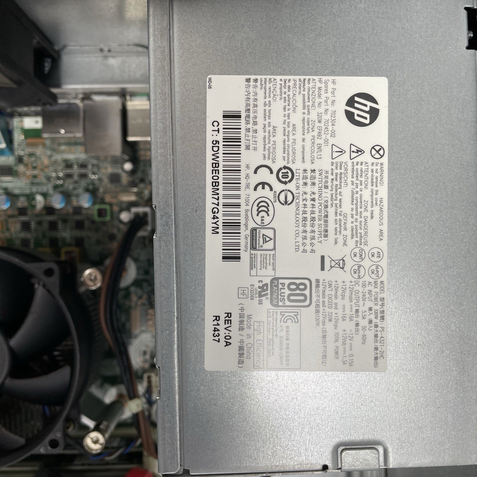 HP EliteDesk 800 G1 DT Intel i7-4790 3.60 GHz 32 GB RAM No HDD No OS