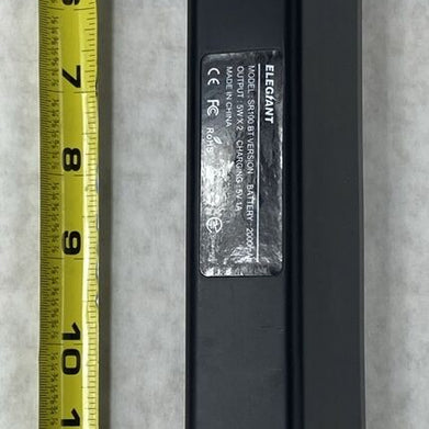Elegant SR100 Bluetooth Portable Soundbar Speaker Tested with Microphone