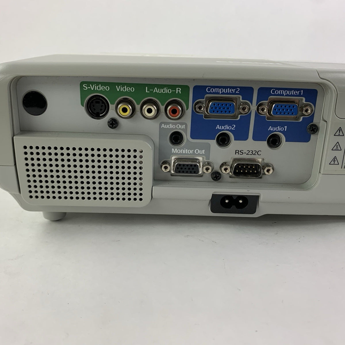 Epson H371A PowerLite 83+ LCD Projector - Tested No Remote 0 Lamp Hours5