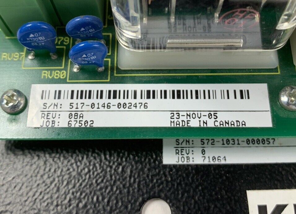 GE Relay Board D20KI1
