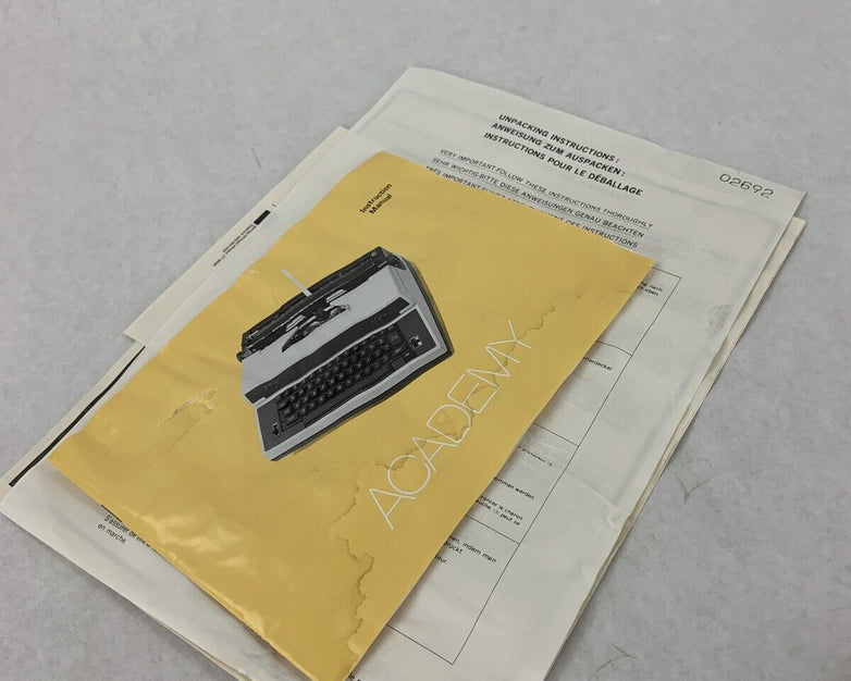 Vintage Royal Business Machines Academy Typewriter in Case Tested