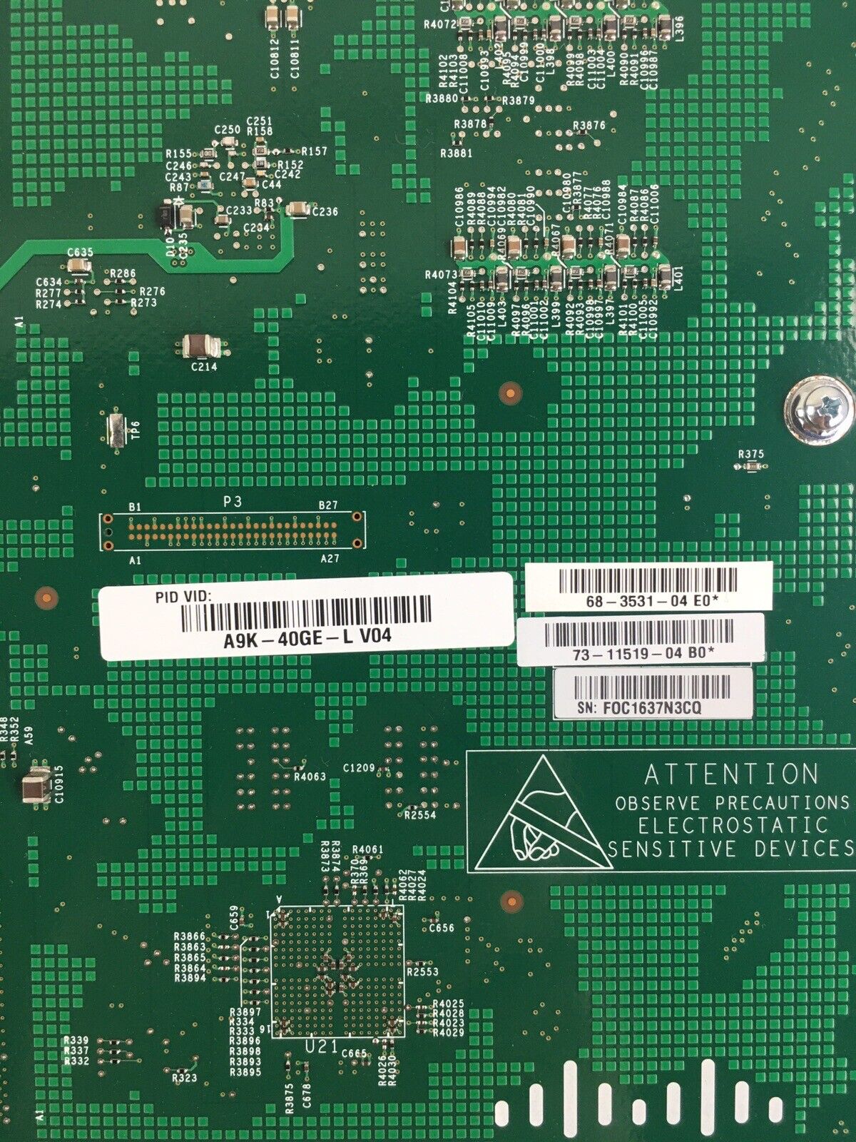 Cisco A9K-40GE-L 40-Port GE Low Queue Line Card ASR 9000 Series