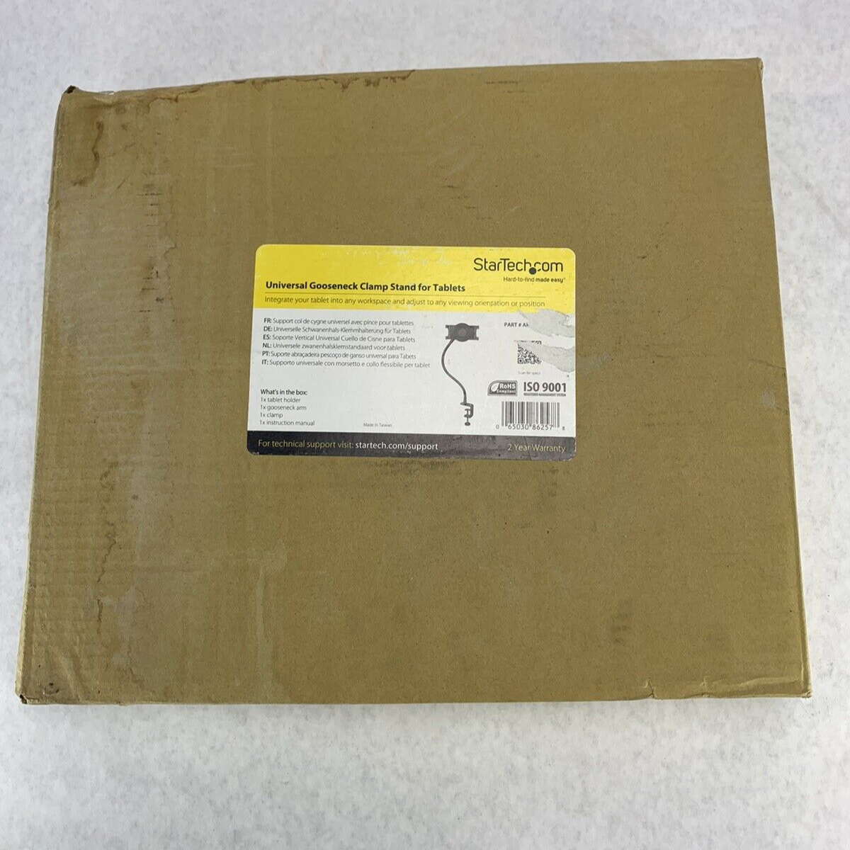 Startech.com Universal Gooseneck Clamp Stand