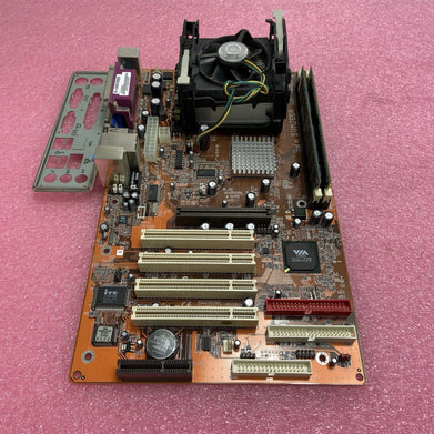 Syntax SVM266A Motherboard Intel Pentium 4 2.8GHz 1GB RAM w/IO Shield