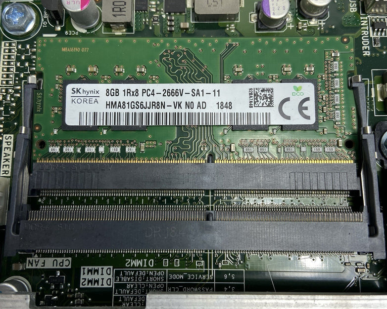 Dell Optiplex 7060 Micro i5-8500T 2.1GHz 8GB RAM w/AC No HDD No OS