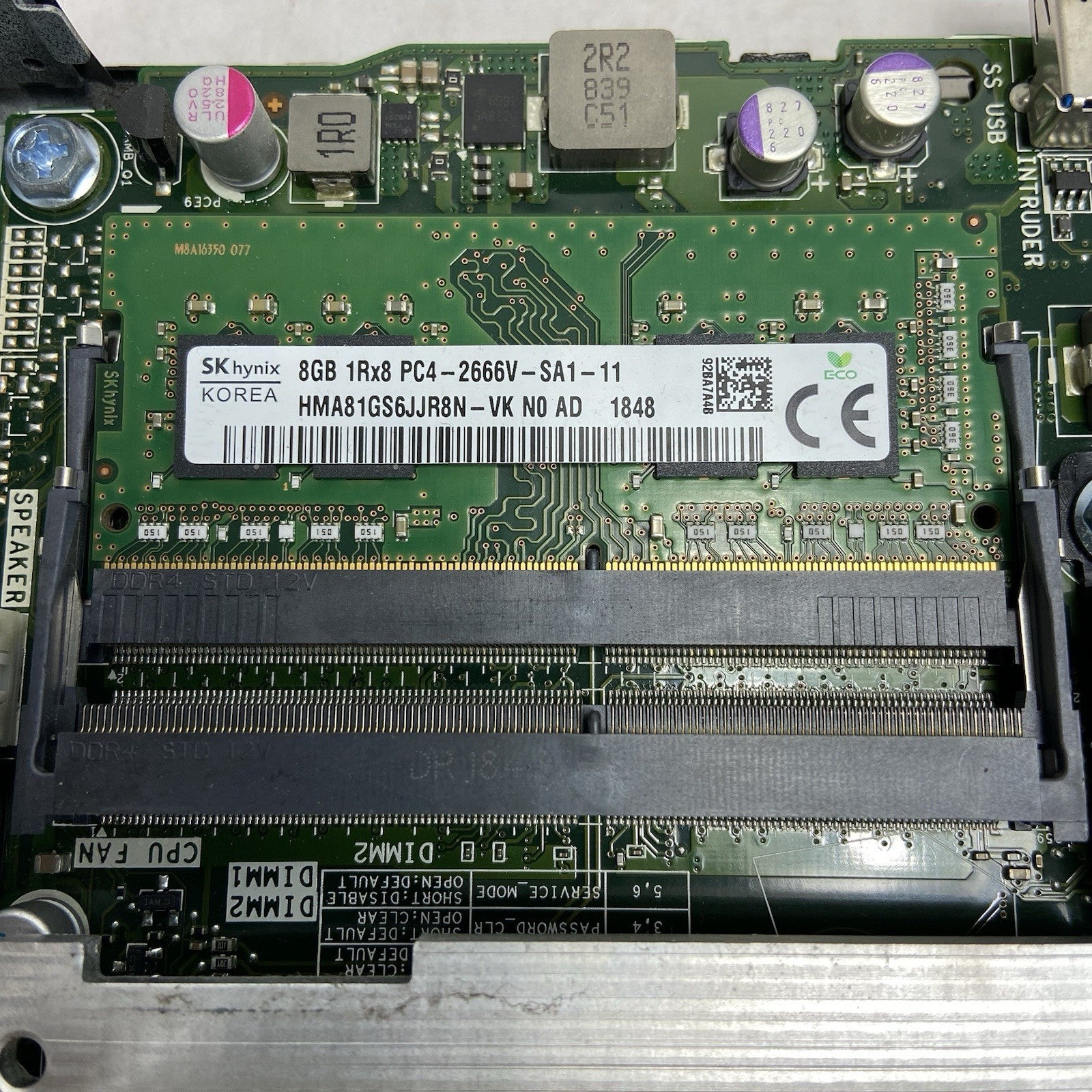 Dell Optiplex 7060 Micro i5-8500T 2.1GHz 8GB RAM w/AC No HDD No OS11