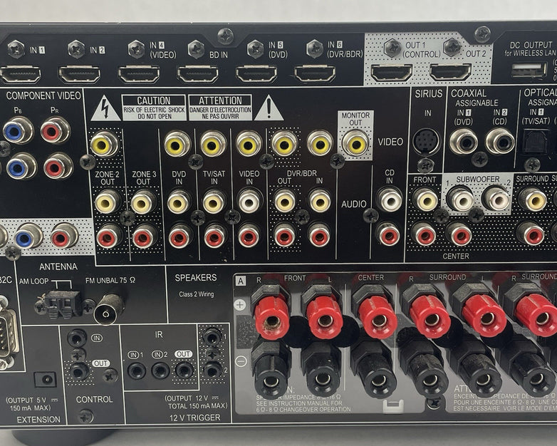 Pioneer Elite VSX-53 Tested For Parts Or Repair No Output Sound