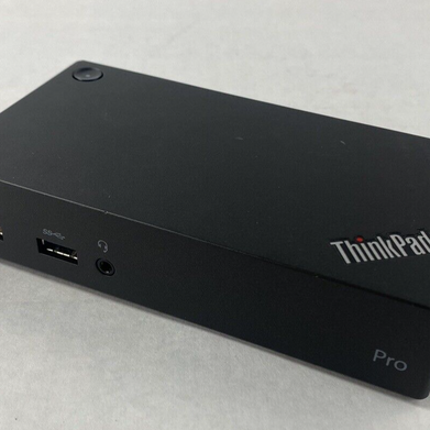 Lot of 4 Lenovo ThinkPad 40A7 USB 3.0 Pro Docking Station Untested