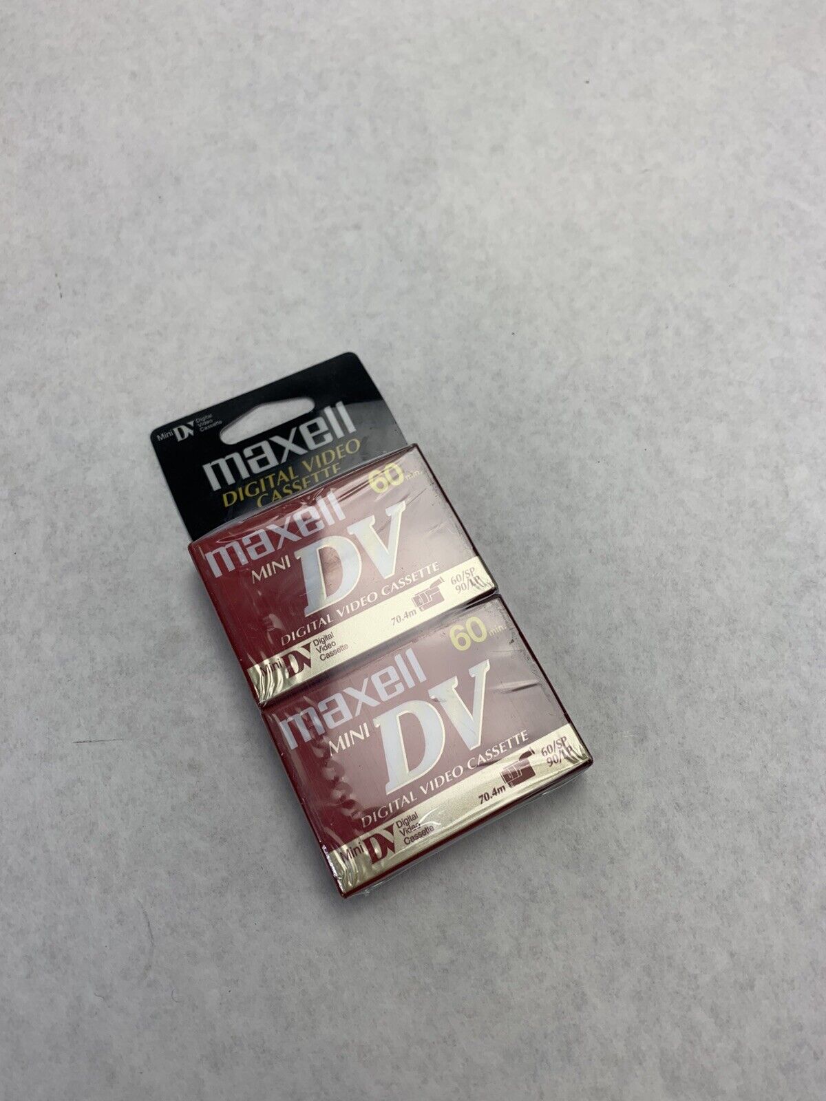 Lot of 2 Maxwell Digital Video Cassette