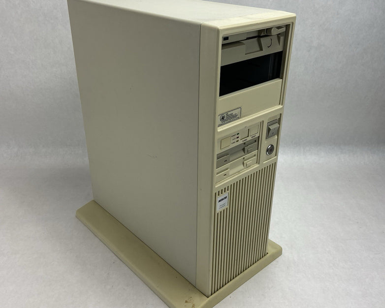 Unbranded Vintage Beige AT Mid Tower Computer Case Power Win 220A 220W PSU