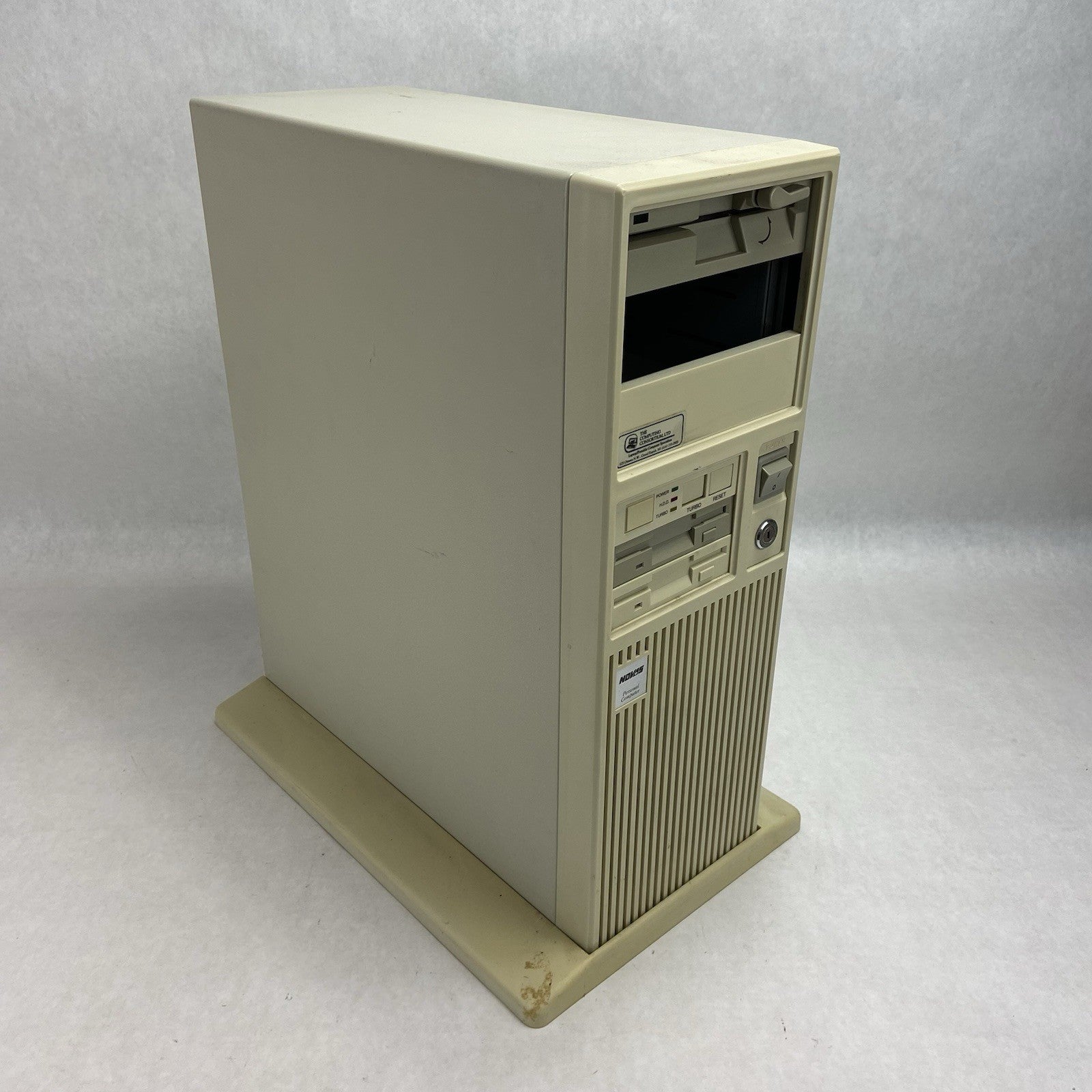 Unbranded Vintage Beige AT Mid Tower Computer Case Power Win 220A 220W PSU0