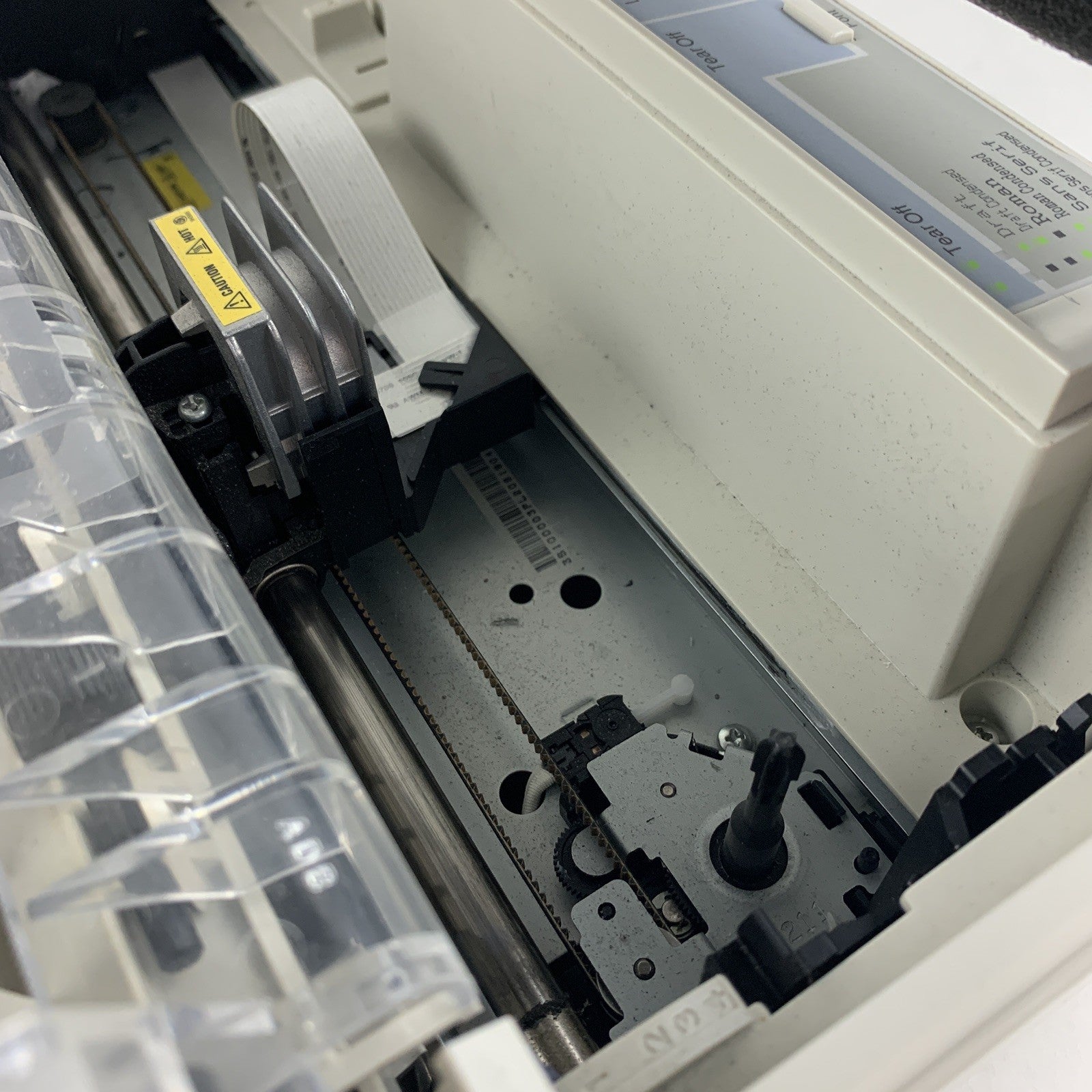 Epson LX-300+II P170B Dot Matrix 9-Pin Printer Bad Paper Feed Tested No Ribbon