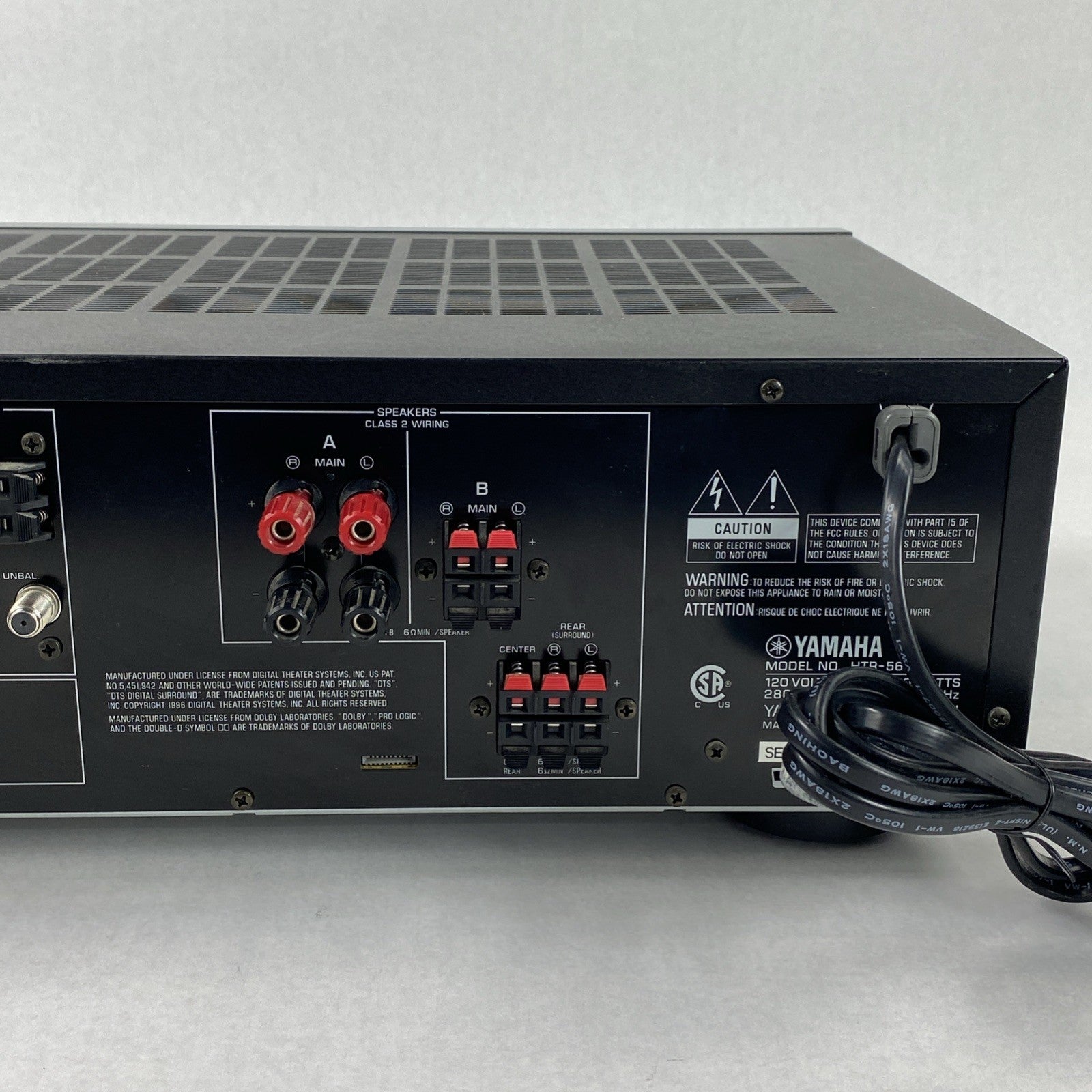 Yamaha HTR-5630 Natural Sound AV Receiver No Remote