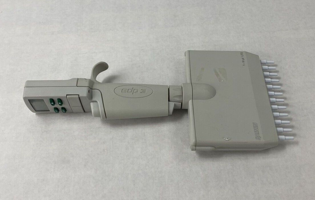 Rainin EDP3 1-10 uL LTS 12-Channel Electronic Pipette Untested