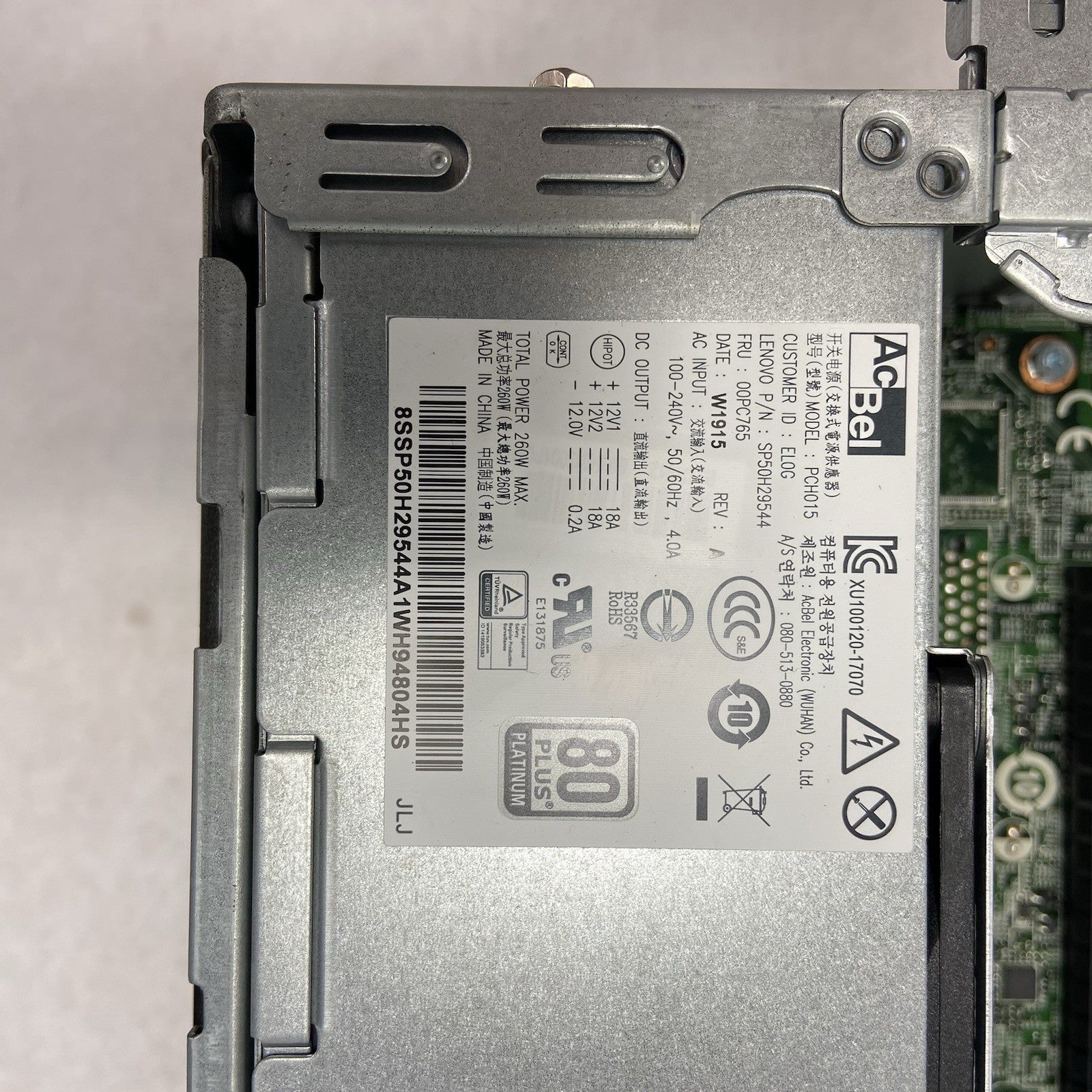 Lenovo ThinkStation P330 SFF Intel Core i5-8500 3GHz 8GB RAM No HDD/OS11