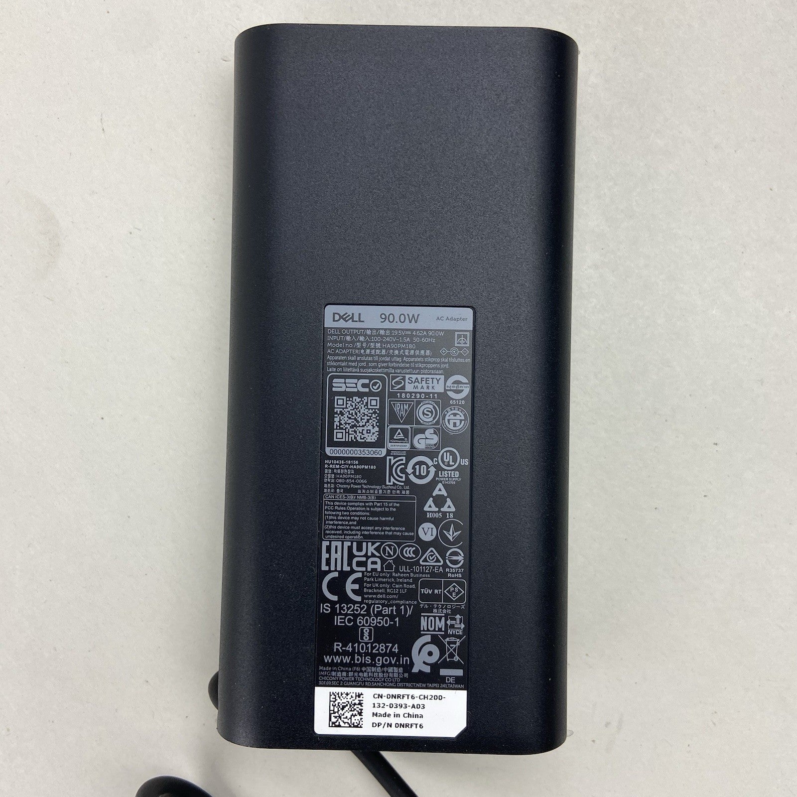 Dell 90W 7.4mm AC Power Adapter (LA90PM130, HA90PM180, DA90PM130) - Lot of 122