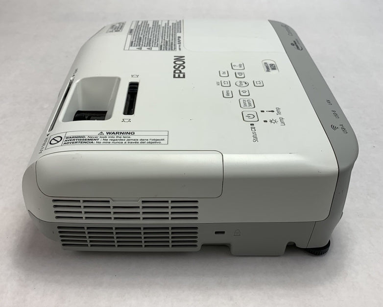 Epson PowerLite W29 H690A LCD Lamp Projector 3307 Lamp Hours - No Remote