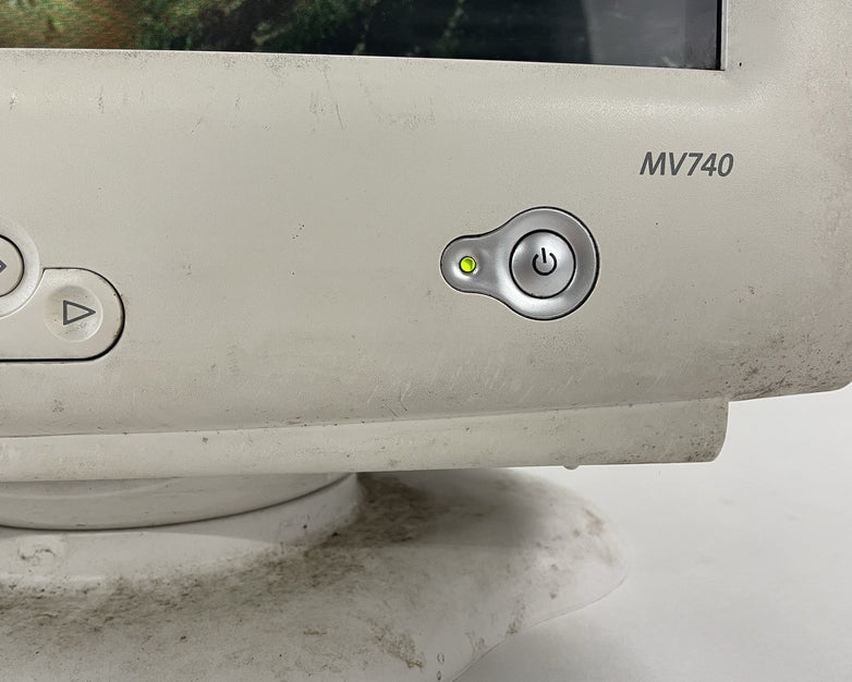 Compaq MV740 17" VGA CRT Monitor Tested Working No Power Cord