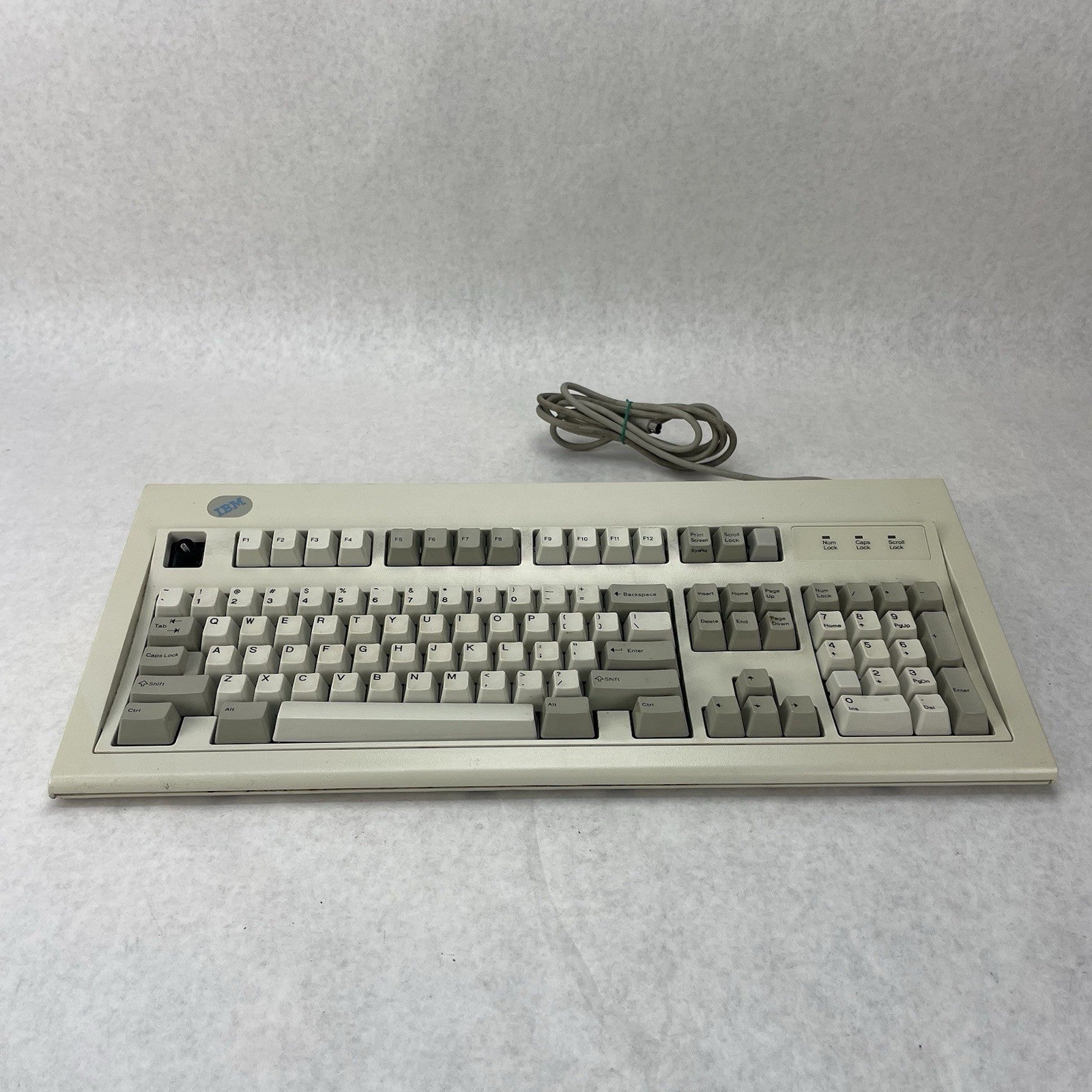 1995 IBM Model M Clicky Mechanical Keyboard 92G7453 Parts Broken Spacebar1