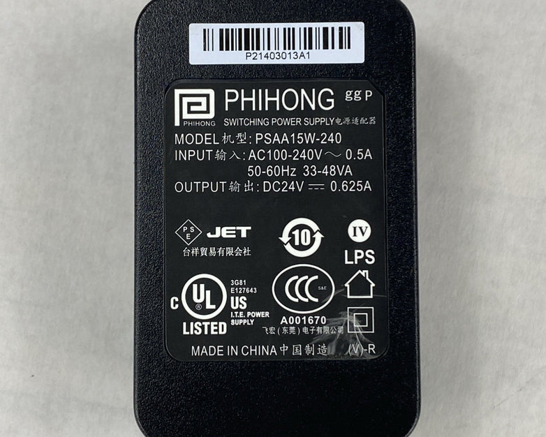 Phihong PSAA15W-240 24V 0.625A 15W Power Supply Lot of 3