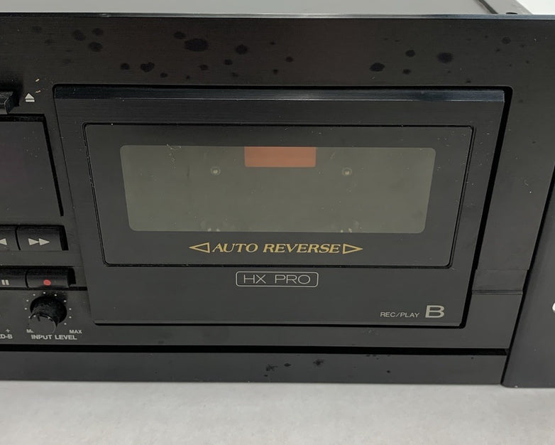 Denon DN-770R Stereo Double Casette Tape Deck - Parts or Repair