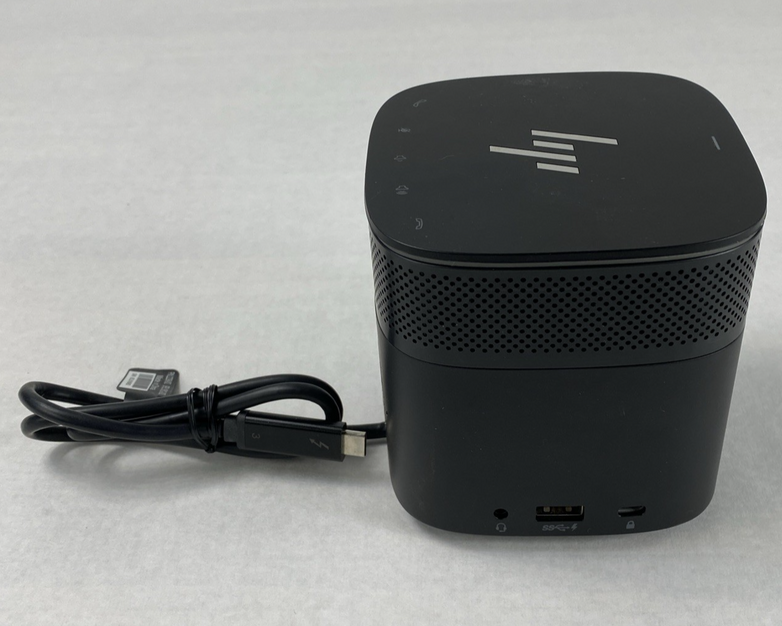 HP HSN-IX01 Thunderbolt 120W G2 USB-C Docking Station w/ HSN-IA01 Audio Module