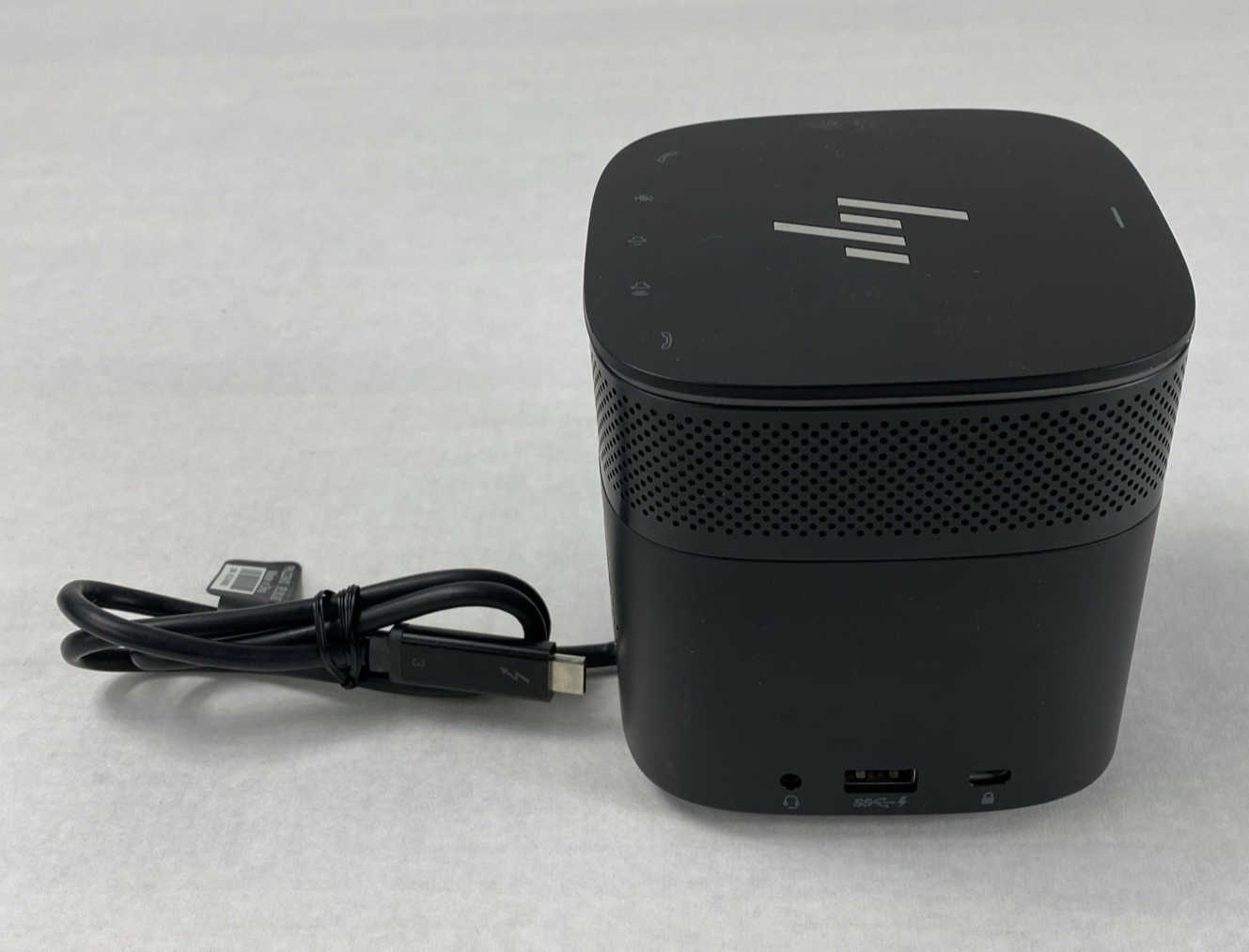 HP HSN-IX01 Thunderbolt 120W G2 USB-C Docking Station w/ HSN-IA01 Audio Module