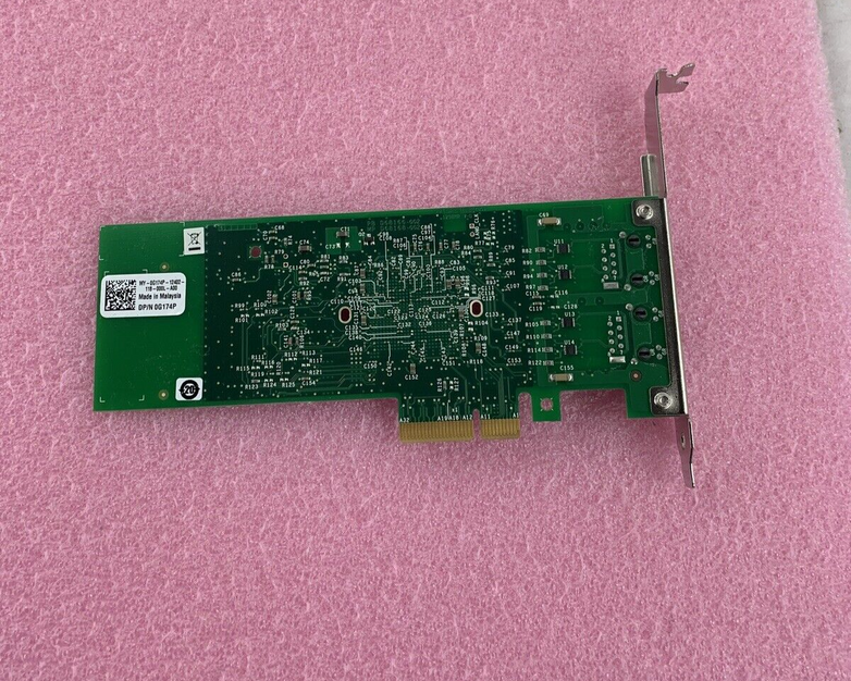G174P - DELL DUAL -PORT PCI EXPRESS GIGABIT BOARD NETWORK CARD
