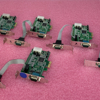 StarTech 2 Port PCIe RS-232 Serial Card Low Profile PEX2S553 Lot Of 5