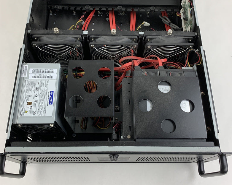 Advantech PC IPC-623BP-00XBE 4U Barebones Chassis w/ Advantech FSP700-80PSA