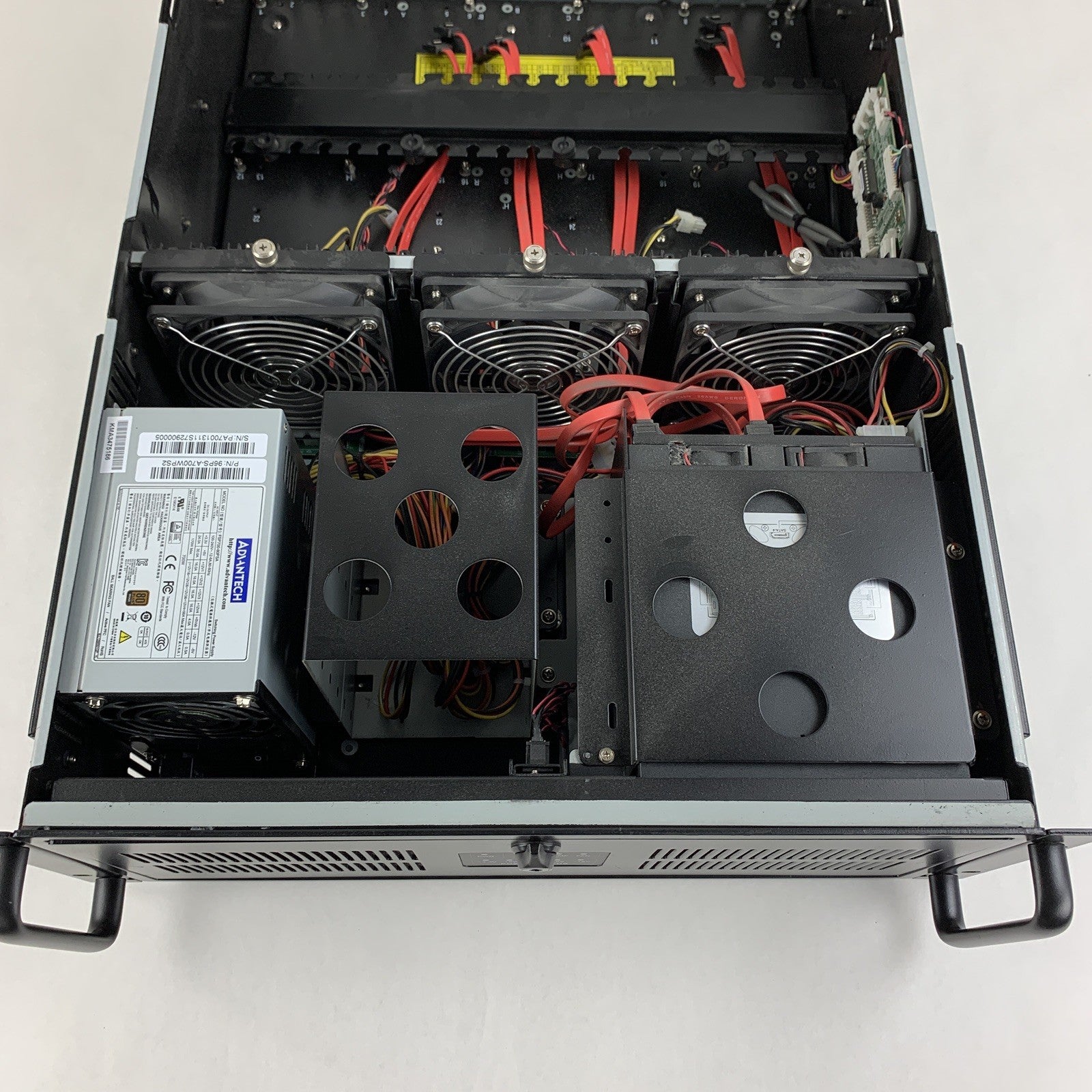 Advantech PC IPC-623BP-00XBE 4U Barebones Chassis w/ Advantech FSP700-80PSA