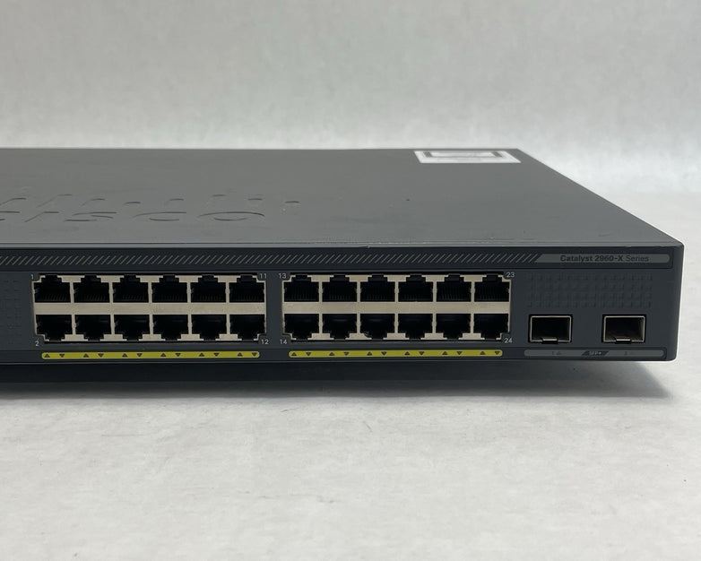 Cisco WS-C2960X-24PD-L V03 Tested & Reset No Rack Ears