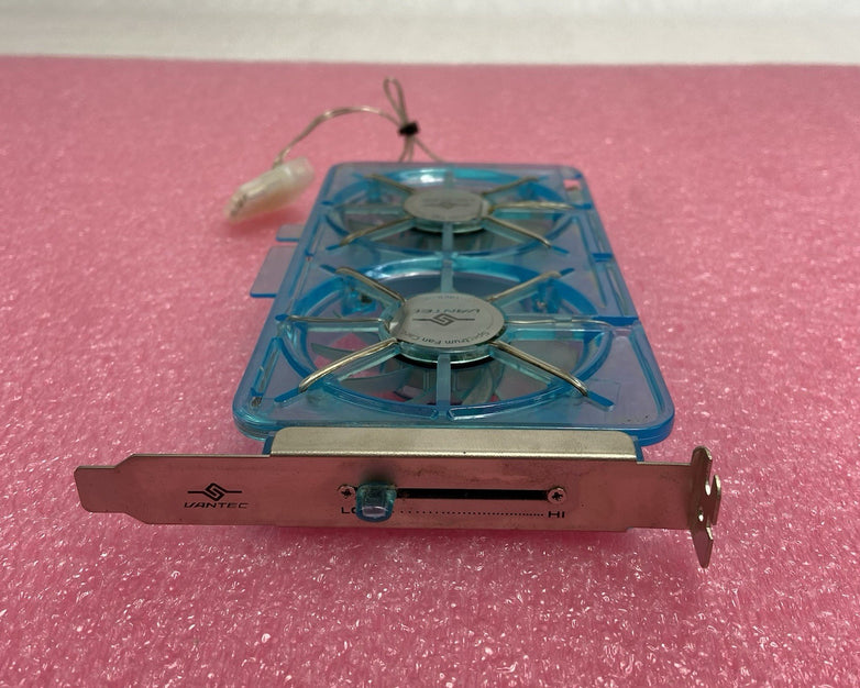 Lantech Dual Fan variable speed IO Blower Card Molex Power PCI Slot Fan