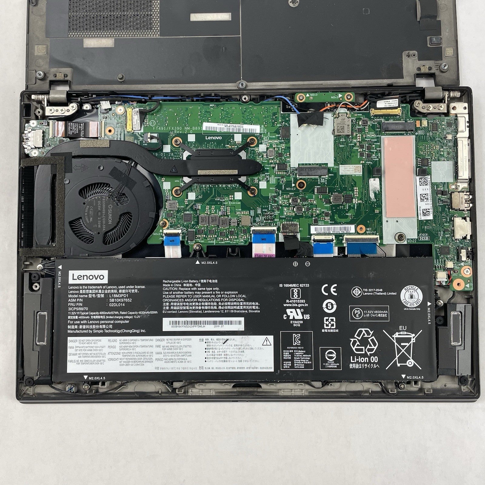 Lenovo ThinkPad T490s 14" i5-8365U 1.60 GHz 8 GB RAM No SSD/OS/AC15