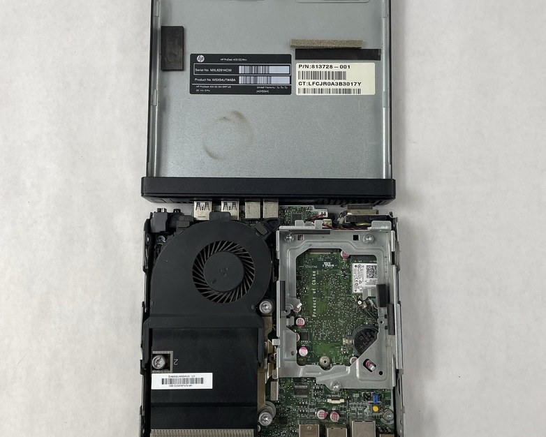 HP ProDesk 400 G2 Micro i3-6100T 3.20 GHz 8 GB RAM No SSD/OS/AC