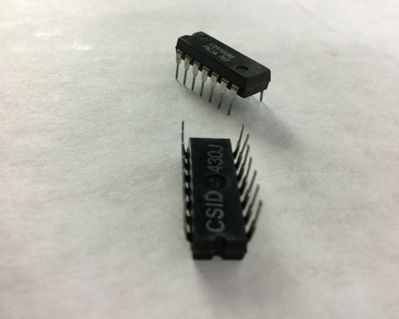 Genuine RCA CD4002AE Integrated Circuit  14 Pin Dip  Lot of 10
