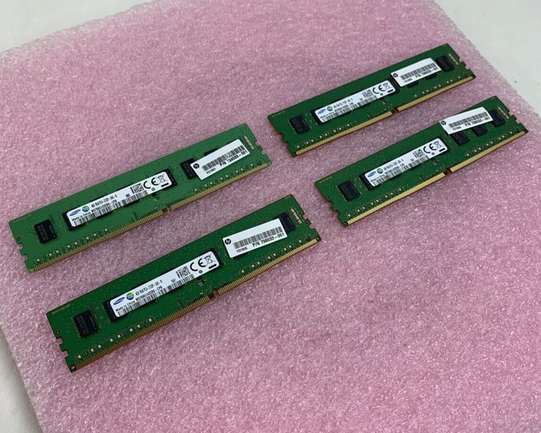 Samsung M378A5143DB0-CPB 4GB DDR4 2133MHz Desktop Ram Memory Lot of 4