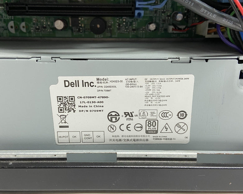 Dell Optiplex 990 SFF Intel Core i3-2120 3.3GHz 4GB RAM No HDD No OS