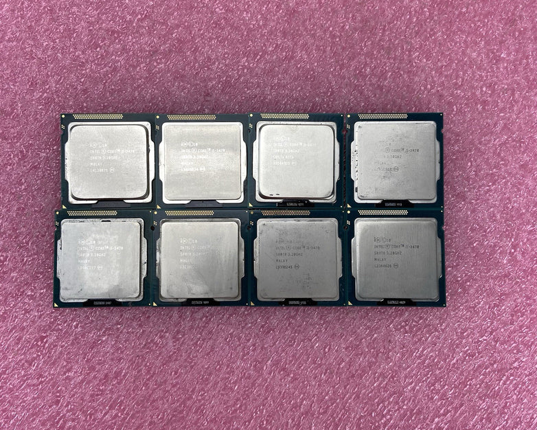 Lot of 8 Intel Core i5-3470 SR0T8 3.2GHz Desktop CPU