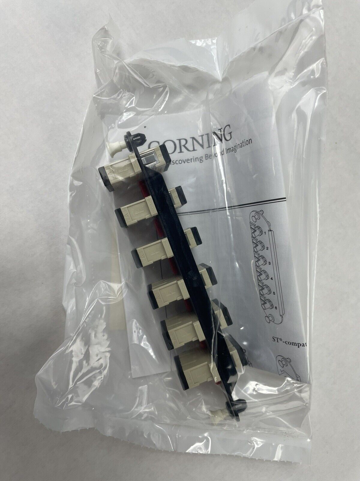 Corning CCH-12-91 SC Multimode 12 Port Adapter Panel with 6 Duplex Inserts