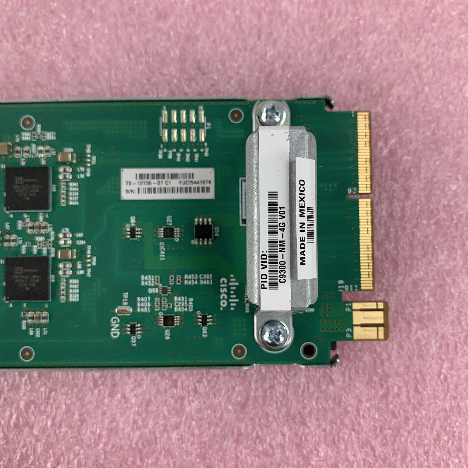 Cisco C9300-NM-4G V01 4-Port 1GE Network Module / 73-12735-07 - VGC