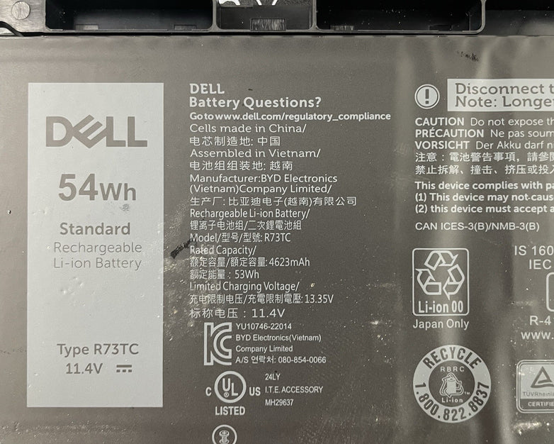 Dell Latitude 5550 15.6" Ultra 7 155U 2.10 GHz No SSD/OS/AC/RAM - READ