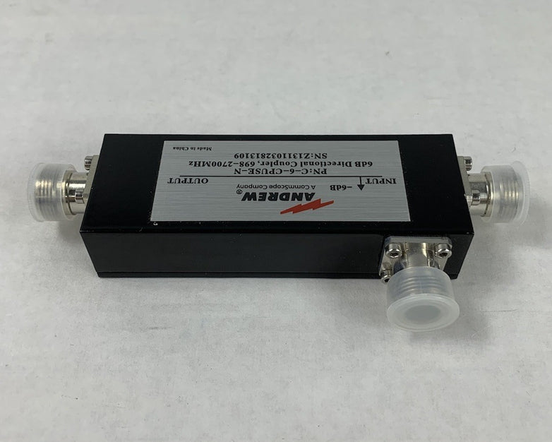 Andrew C-6-CPUSE-N 6dB 698-2700MHz Directional Coupler