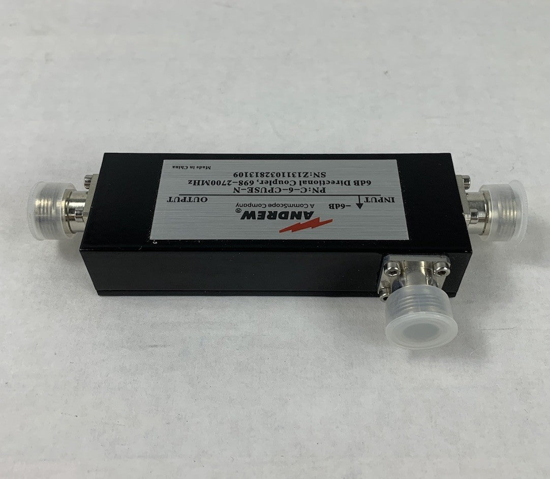 Andrew C-6-CPUSE-N 6dB 698-2700MHz Directional Coupler