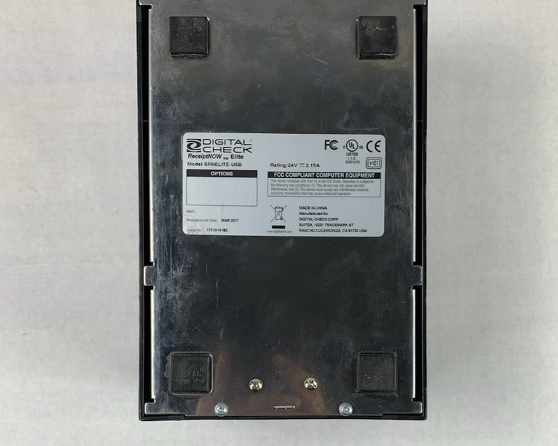 Digital Check SRNELITE-USB Receipt Printer - Parts or Repair